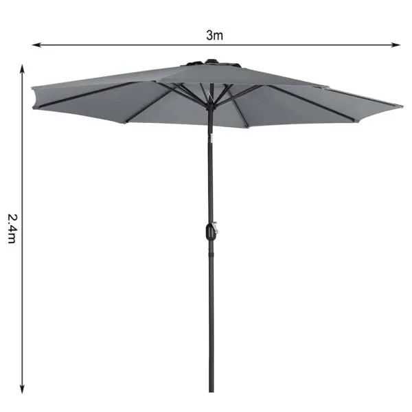 BreeinsPortable Outdoor Umbrella Patio Parasol Pool Beach Sun Protection Shade Fishing Picnic Garden Canopy Shelter Shade - Image 8