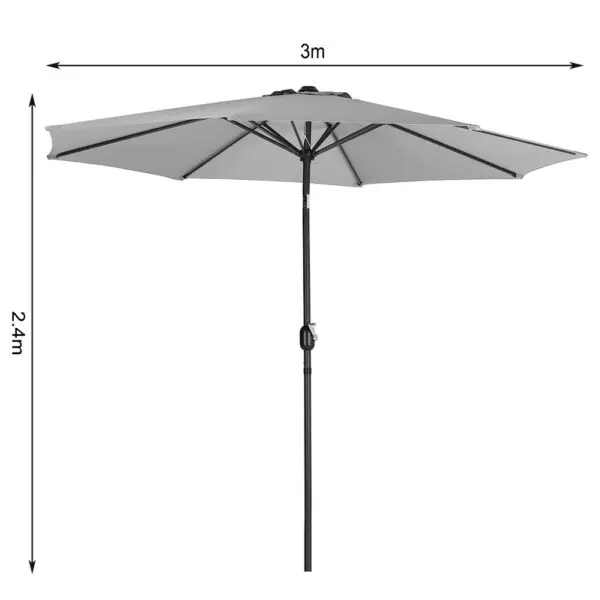 BreeinsPortable Outdoor Umbrella Patio Parasol Pool Beach Sun Protection Shade Fishing Picnic Garden Canopy Shelter Shade - Image 9