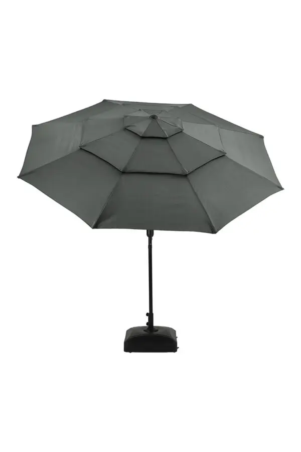 BreeinsOutdoor Table Umbrella Large Sun Umbrella with Push Button Tilt and Crank Sturdy Pole Fade resistant canopy - Image 6