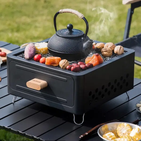 Household Outdoor Barbecue Grill Around The Stove Cooking Tea Oven Indoor Barbecue Oven Korean Bbq Bbq Grill Outdoor