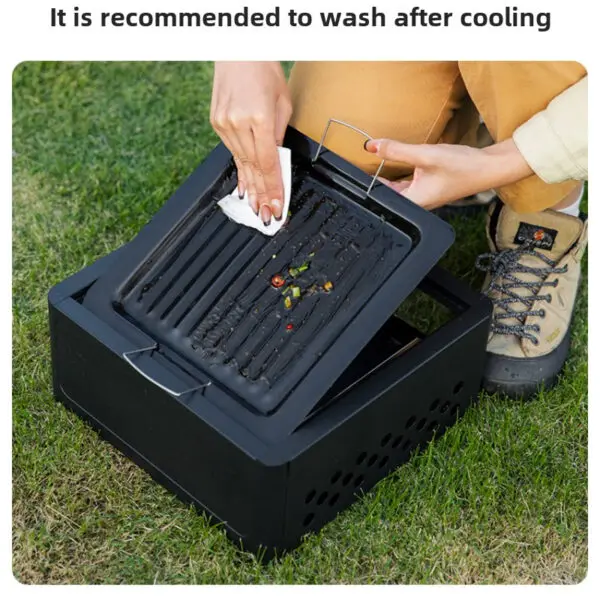 Household Outdoor Barbecue Grill Around The Stove Cooking Tea Oven Indoor Barbecue Oven Korean Bbq Bbq Grill Outdoor - Image 4