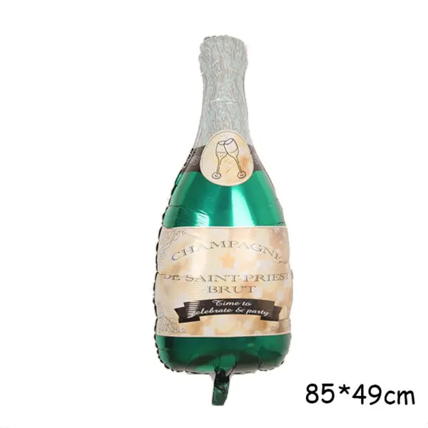 New Year Style Large Foil Balloons Whisky Beer Champagne Adult Wedding Birthday Party Wedding Balloon Decorations Photo props - Image 10