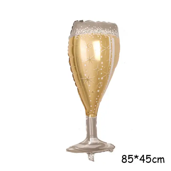 New Year Style Large Foil Balloons Whisky Beer Champagne Adult Wedding Birthday Party Wedding Balloon Decorations Photo props - Image 17