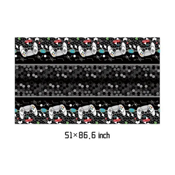 Video Game Birthday Decoration Tableware Cups Napkin Plates Tablecloth Gamepad Balloons For Kids Video Game Theme Party Supplies - Image 13