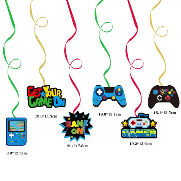 Video Game Birthday Decoration Tableware Cups Napkin Plates Tablecloth Gamepad Balloons For Kids Video Game Theme Party Supplies - Image 30