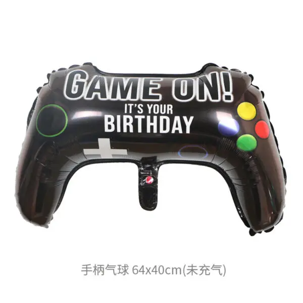 Video Game Birthday Decoration Tableware Cups Napkin Plates Tablecloth Gamepad Balloons For Kids Video Game Theme Party Supplies - Image 34