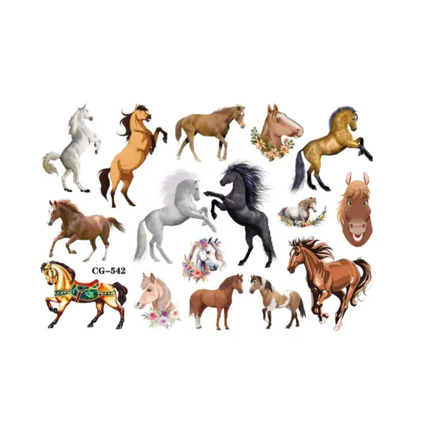 Horse Racing Themed Birthday Party Disposable Tableware Cup Plate Napkin Horse Decoration Balloon Backdrop Banner Party Supplies - Image 7
