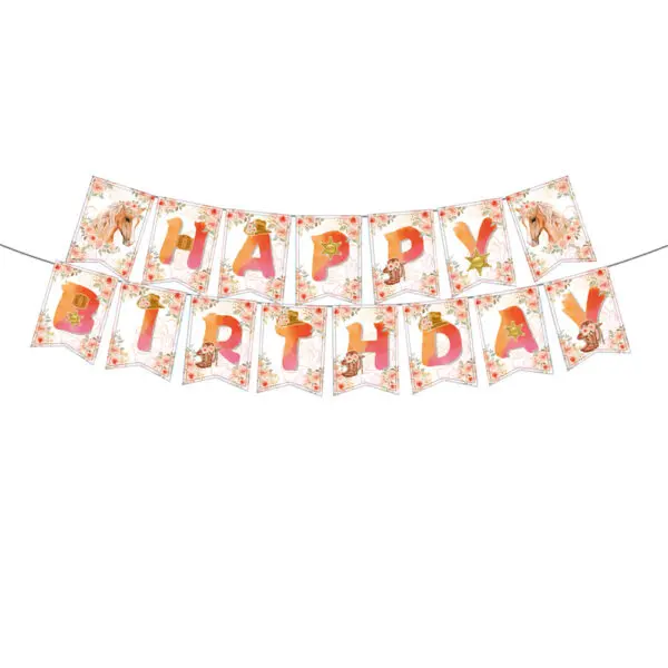 Horse Racing Themed Birthday Party Disposable Tableware Cup Plate Napkin Horse Decoration Balloon Backdrop Banner Party Supplies - Image 24