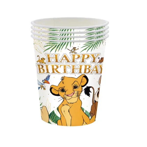 Lion King Birthday Decoration Tableware Balloons Banner Kit Disney Simba Theme Party Deco Cups Plates Tablecloth Boy Supplies - Image 13