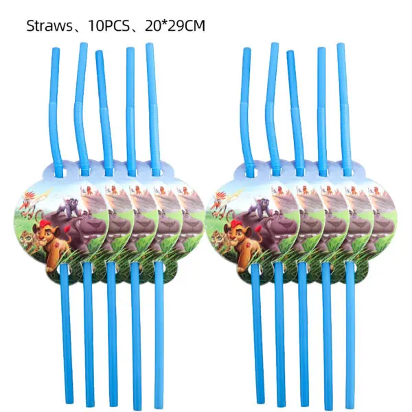 Lion King Birthday Decoration Tableware Balloons Banner Kit Disney Simba Theme Party Deco Cups Plates Tablecloth Boy Supplies - Image 22