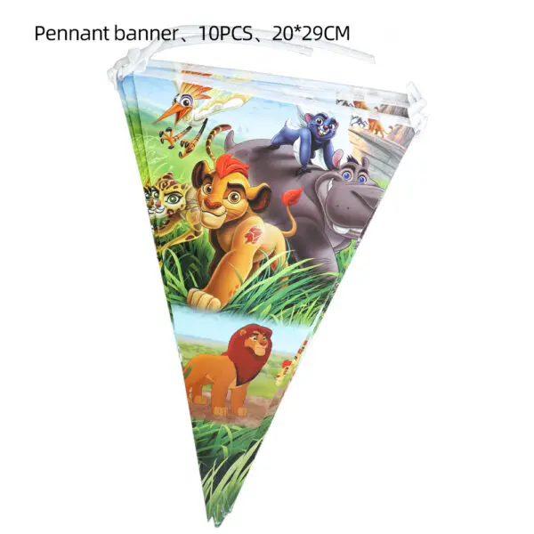 Lion King Birthday Decoration Tableware Balloons Banner Kit Disney Simba Theme Party Deco Cups Plates Tablecloth Boy Supplies - Image 27