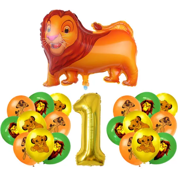 Lion King Birthday Decoration Tableware Balloons Banner Kit Disney Simba Theme Party Deco Cups Plates Tablecloth Boy Supplies - Image 38