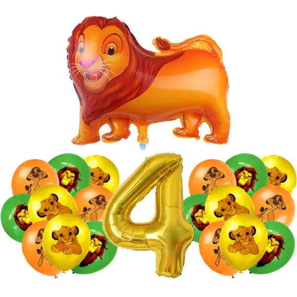 Lion King Birthday Decoration Tableware Balloons Banner Kit Disney Simba Theme Party Deco Cups Plates Tablecloth Boy Supplies - Image 41