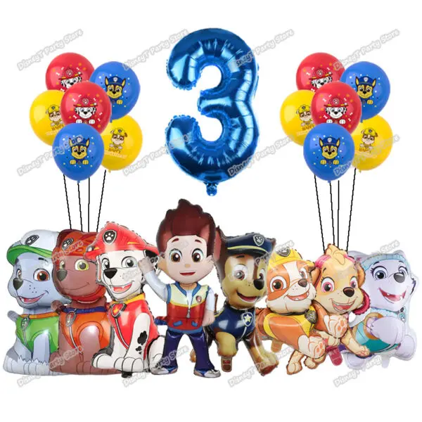 PAW Patrol Birthday Party Decoration New Version Balloon Set Disposable Tableware Kid Event Supplies Banner Backdrop Gift - Image 2