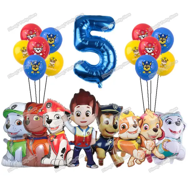 PAW Patrol Birthday Party Decoration New Version Balloon Set Disposable Tableware Kid Event Supplies Banner Backdrop Gift - Image 18