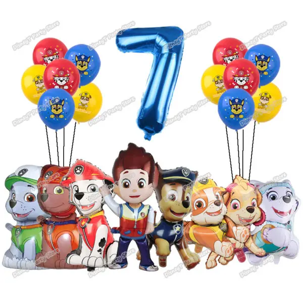 PAW Patrol Birthday Party Decoration New Version Balloon Set Disposable Tableware Kid Event Supplies Banner Backdrop Gift - Image 20