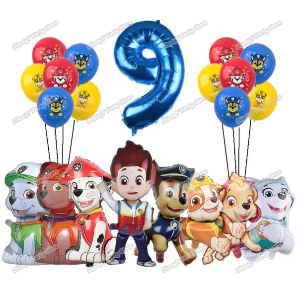 PAW Patrol Birthday Party Decoration New Version Balloon Set Disposable Tableware Kid Event Supplies Banner Backdrop Gift - Image 22