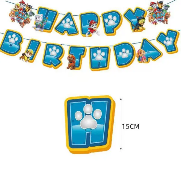 PAW Patrol Birthday Party Decoration New Version Balloon Set Disposable Tableware Kid Event Supplies Banner Backdrop Gift - Image 29
