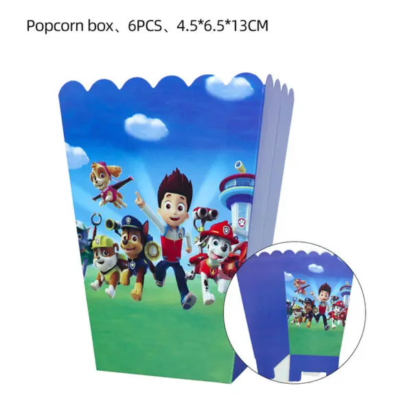 PAW Patrol Birthday Party Decoration New Version Balloon Set Disposable Tableware Kid Event Supplies Banner Backdrop Gift - Image 41