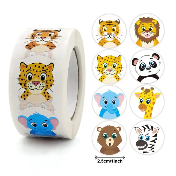 Jungle Birthday Disposable Tableware Wild One Paper Plates Cups Napkins Tablecloth Safari Jungle Animals Theme Party Decorations - Image 19