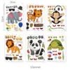 Jungle Birthday Disposable Tableware Wild One Paper Plates Cups Napkins Tablecloth Safari Jungle Animals Theme Party Decorations - Image 20