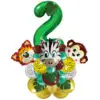 Jungle Birthday Disposable Tableware Wild One Paper Plates Cups Napkins Tablecloth Safari Jungle Animals Theme Party Decorations - Image 22