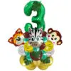 Jungle Birthday Disposable Tableware Wild One Paper Plates Cups Napkins Tablecloth Safari Jungle Animals Theme Party Decorations - Image 23