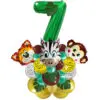 Jungle Birthday Disposable Tableware Wild One Paper Plates Cups Napkins Tablecloth Safari Jungle Animals Theme Party Decorations - Image 27