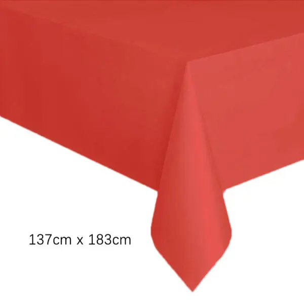 Disposable Tablecloth White Pink Table Cover Plastic Rectangle Desk Cloth for Birthday Wedding Party Table Decoration Supplies - Image 8