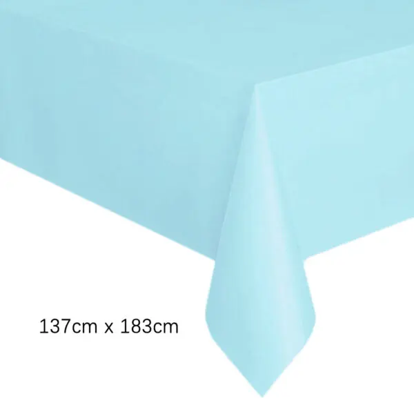 Disposable Tablecloth White Pink Table Cover Plastic Rectangle Desk Cloth for Birthday Wedding Party Table Decoration Supplies - Image 13