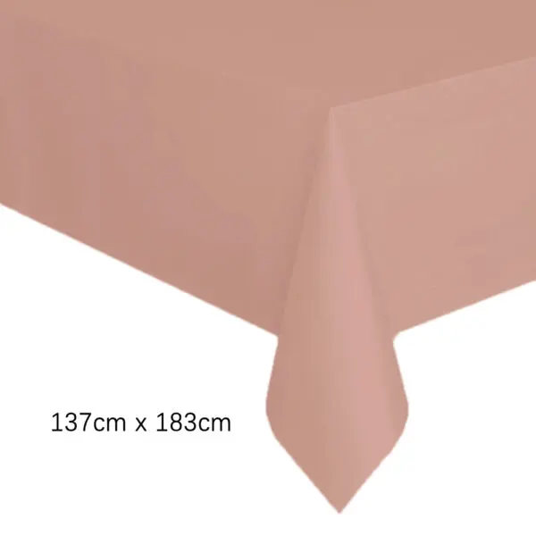 Disposable Tablecloth White Pink Table Cover Plastic Rectangle Desk Cloth for Birthday Wedding Party Table Decoration Supplies - Image 21
