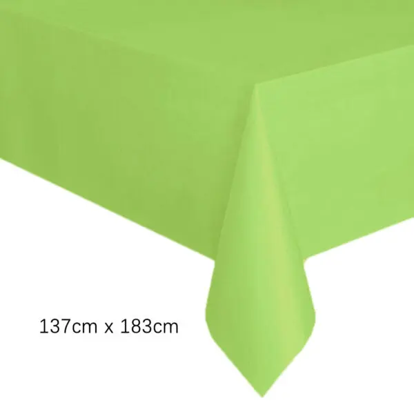 Disposable Tablecloth White Pink Table Cover Plastic Rectangle Desk Cloth for Birthday Wedding Party Table Decoration Supplies - Image 26