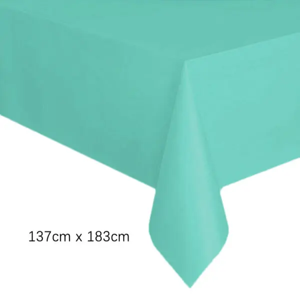 Disposable Tablecloth White Pink Table Cover Plastic Rectangle Desk Cloth for Birthday Wedding Party Table Decoration Supplies - Image 27