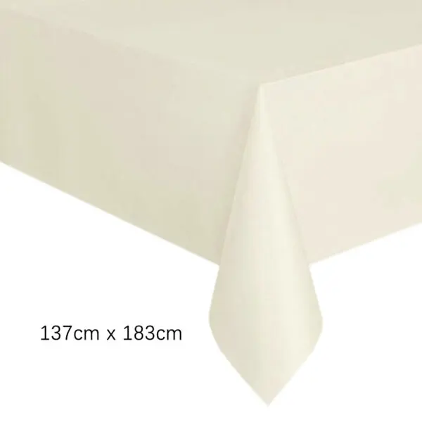 Disposable Tablecloth White Pink Table Cover Plastic Rectangle Desk Cloth for Birthday Wedding Party Table Decoration Supplies - Image 29