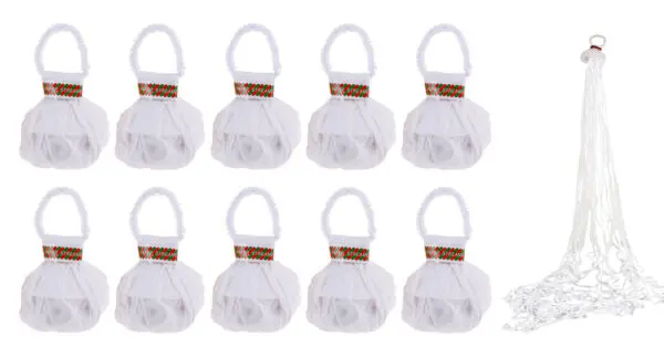 10/20Pack White Streamers Poppers Wedding Decorations Paper Crackers Hand Throw Confetti Streamer for Engagement Party Supplies - Image 9