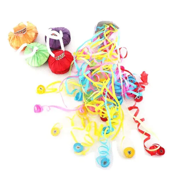 10/20Pack White Streamers Poppers Wedding Decoration Paper Cracker Hand Throw Confetti Streamer for Engagement Party Supplies DJ - Image 3