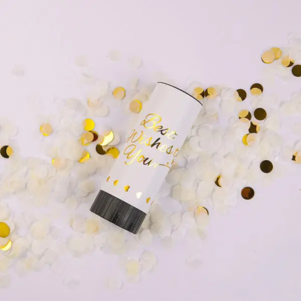 Confetti Cannons Poppers Mini Handheld Confetti Shooter Launcher for Birthday Wedding Anniversary Baby Shower Party Supplies - Image 7
