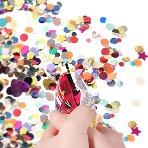 5/10/20pcs Wedding Confetti Inflatable Boom Fireworks Gun Handheld Confetti Poppers Birthday Party Celebrations Supplies - Image 6
