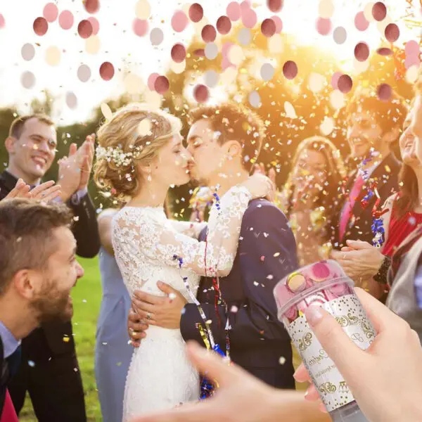 Confetti Cannon 10 Pieces Coloful Confetti Cannons Confetti Poppers Party Paper Cannon Shooter For Wedding Birthday Christmas - Image 6