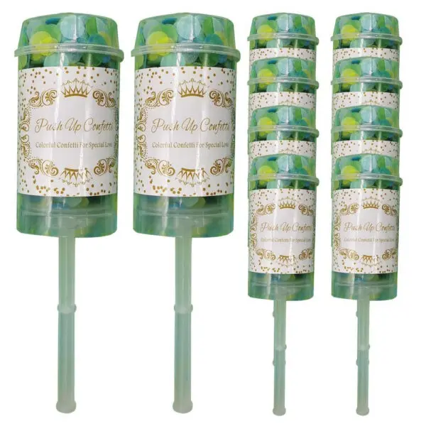 Confetti Cannon 10 Pieces Coloful Confetti Cannons Confetti Poppers Party Paper Cannon Shooter For Wedding Birthday Christmas - Image 11
