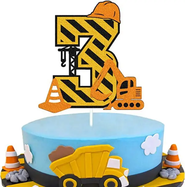 Construction Birthday Party Decorations Theme Happy Birthday Balloons Car Paper Cups Plates Cake Napkins Kids Boys Party Gifts - Image 26