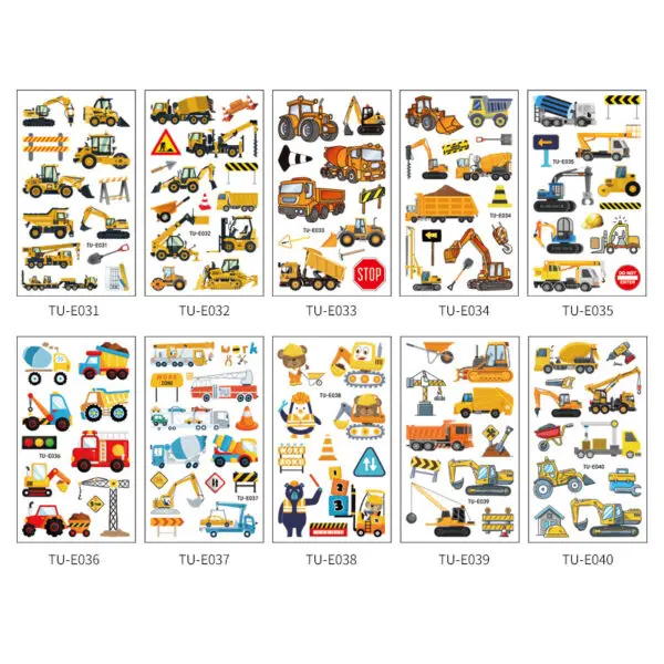 Construction Birthday Party Decorations Theme Happy Birthday Balloons Car Paper Cups Plates Cake Napkins Kids Boys Party Gifts - Image 32