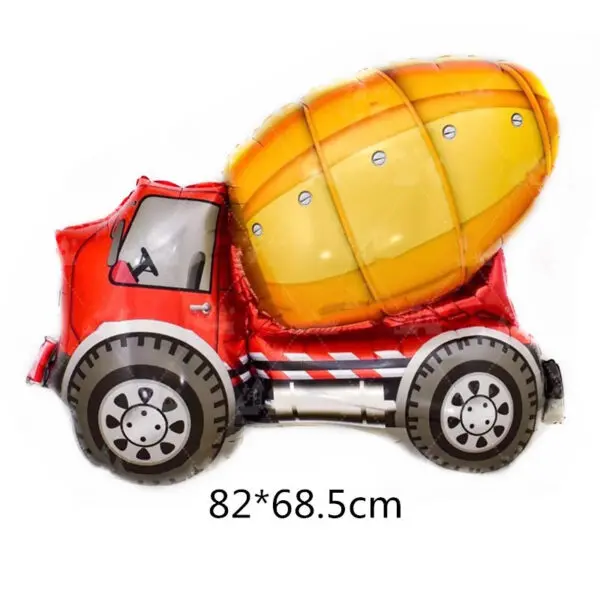 Construction Birthday Party Decorations Theme Happy Birthday Balloons Car Paper Cups Plates Cake Napkins Kids Boys Party Gifts - Image 36
