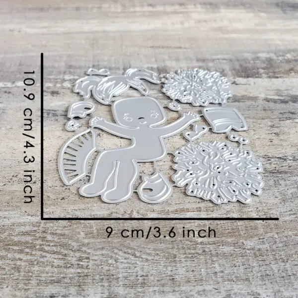 Catlove Wheelchair Boys and Girls Metal Cutting Dies Scrapbooking Mold Stencil Die Cuts Card Making DIY Craft Embossing New Dies - Image 10