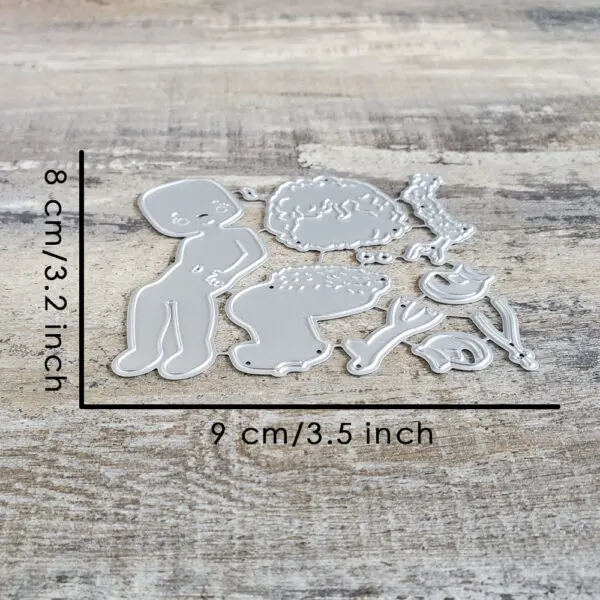 Catlove Wheelchair Boys and Girls Metal Cutting Dies Scrapbooking Mold Stencil Die Cuts Card Making DIY Craft Embossing New Dies - Image 12