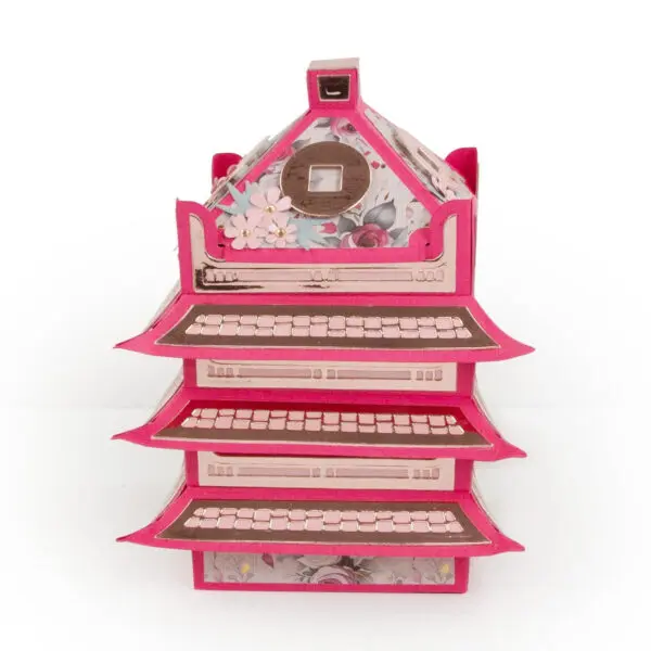 2025 New Pretty Pagoda Gift Box Metal Cutting Dies Gift Box Mold Scrapbooking Craft Decoration Embossing Template DIY Handmade - Image 3