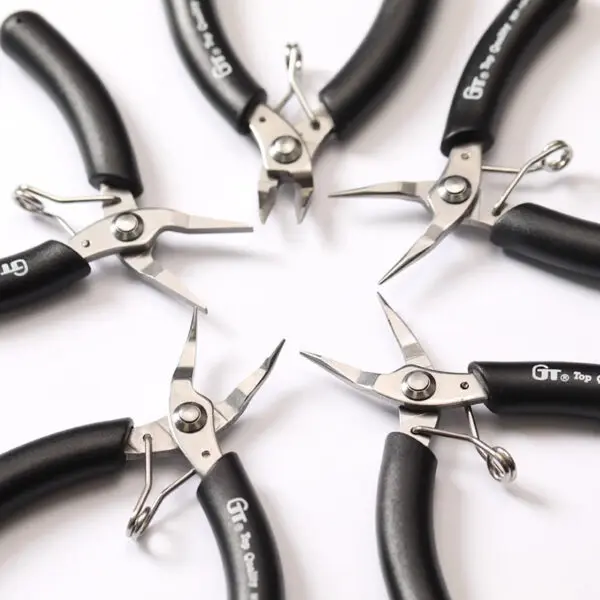 Jewelry Pliers Set, Jewelry Making Tools, Mini Pliers Kit with Wood Pallet, Pliers for Jewelry DIY Crafting Beading - Image 2