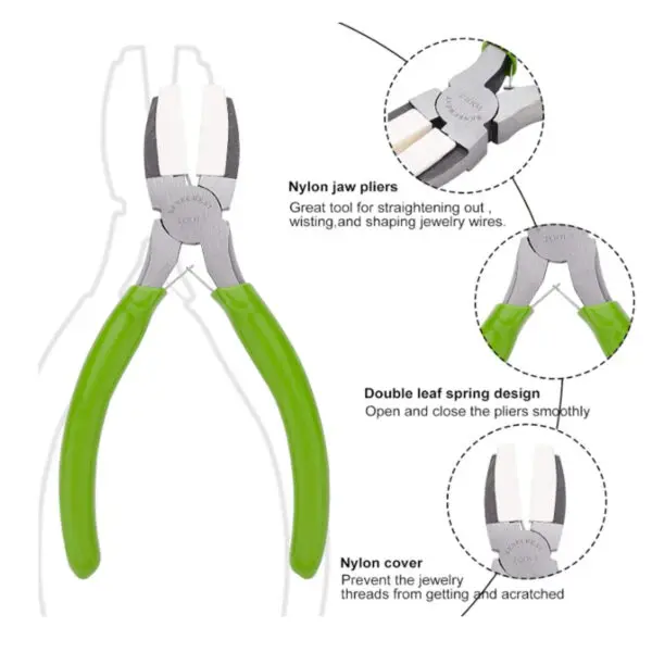 Lightweight Jewelry Crimp Plier Bead Crimping Plier for Jewelry Repair DIY Craft Beading Crimp Beads Jewelry Making Repair Tool - Image 2