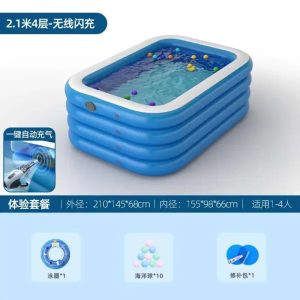 Big Size Inflatable Swimming Pool Outdoor Removable Summer Party Pool Portable Reusable Piscine Adulte Entertainment Equipment - Image 8