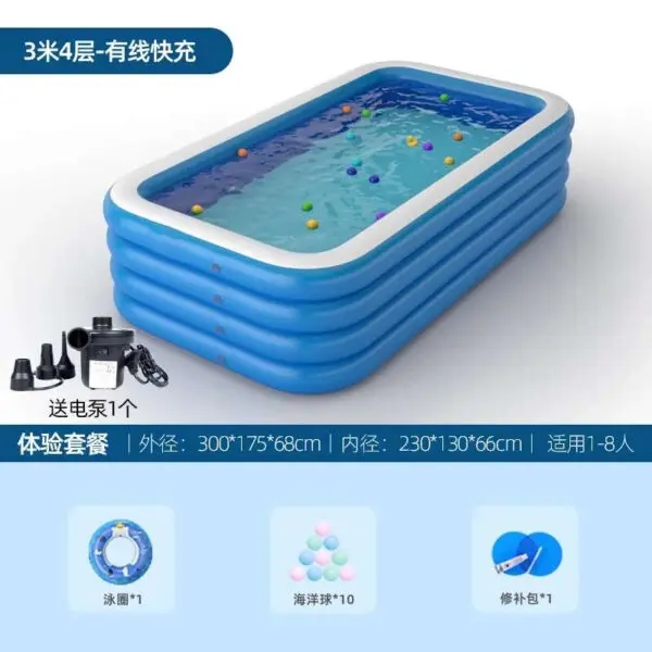Big Size Inflatable Swimming Pool Outdoor Removable Summer Party Pool Portable Reusable Piscine Adulte Entertainment Equipment - Image 10